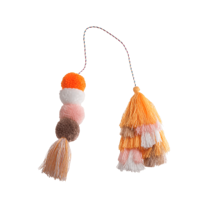 Bogg Bag Bauble - Creamsicle Double Tassel