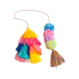 Bogg Bag Bauble - Speckled Double Tassel