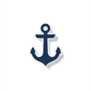 Bogg Bit - Navy Anchor