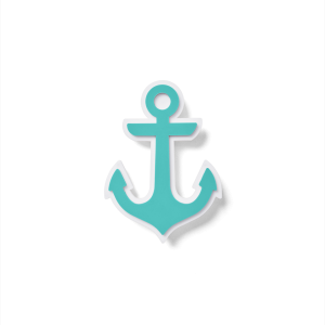 Bogg Bit - Turquoise Anchor