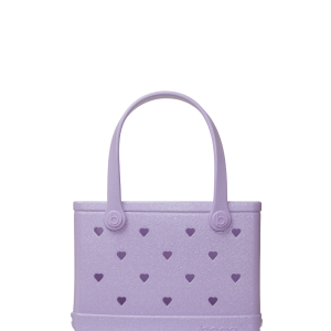 Bitty Bogg Bag - Heart Shimmer Lilac
